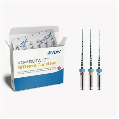 Ротейт (ROTATE VDW)- файл для обработки корневых каналов 3 шт, Ассорти L31