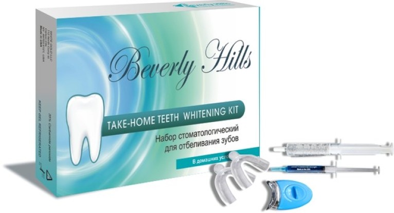 Беверли Хилз Beverly hills - TEETH WHITENING KIT без перекиси / США