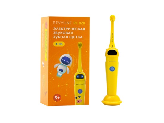 Revyline KIDS RL 020 (Yellow) - электрическая звуковая зубная щетка, Revyline / Россия